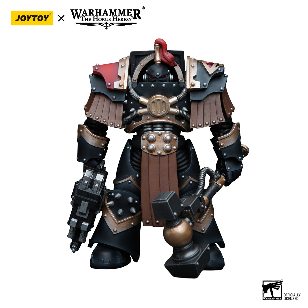 JOYTOY Action Figure 1/18 Sons of Horus Justaerin Terminator Squad Justaerin with Thunder Hammer Model Birthday Gifts