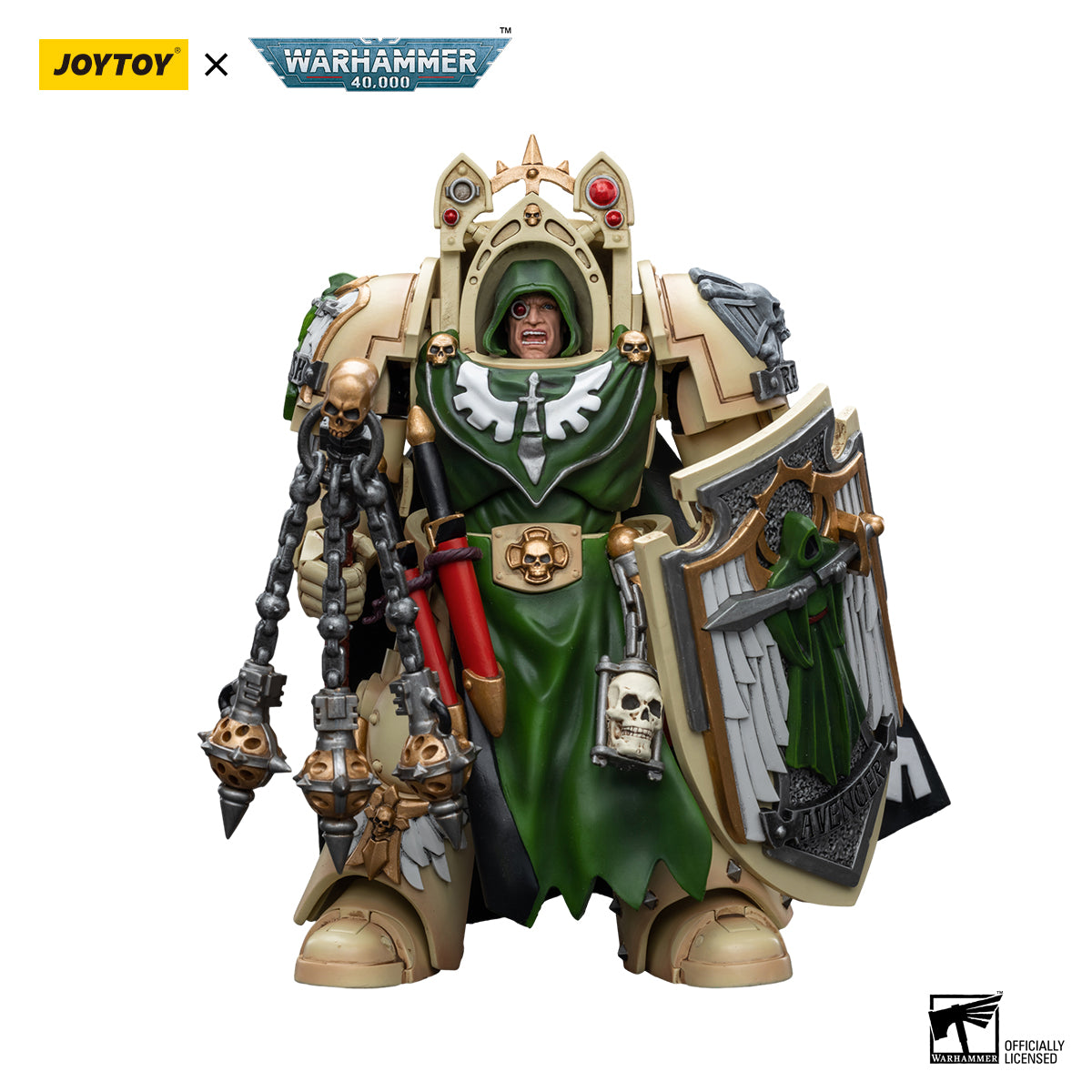 JOYTOY Action Figure 1/18 Dark Angels Deathwing Knight Master with Flail of the Unforgiven Model Birthday Gifts