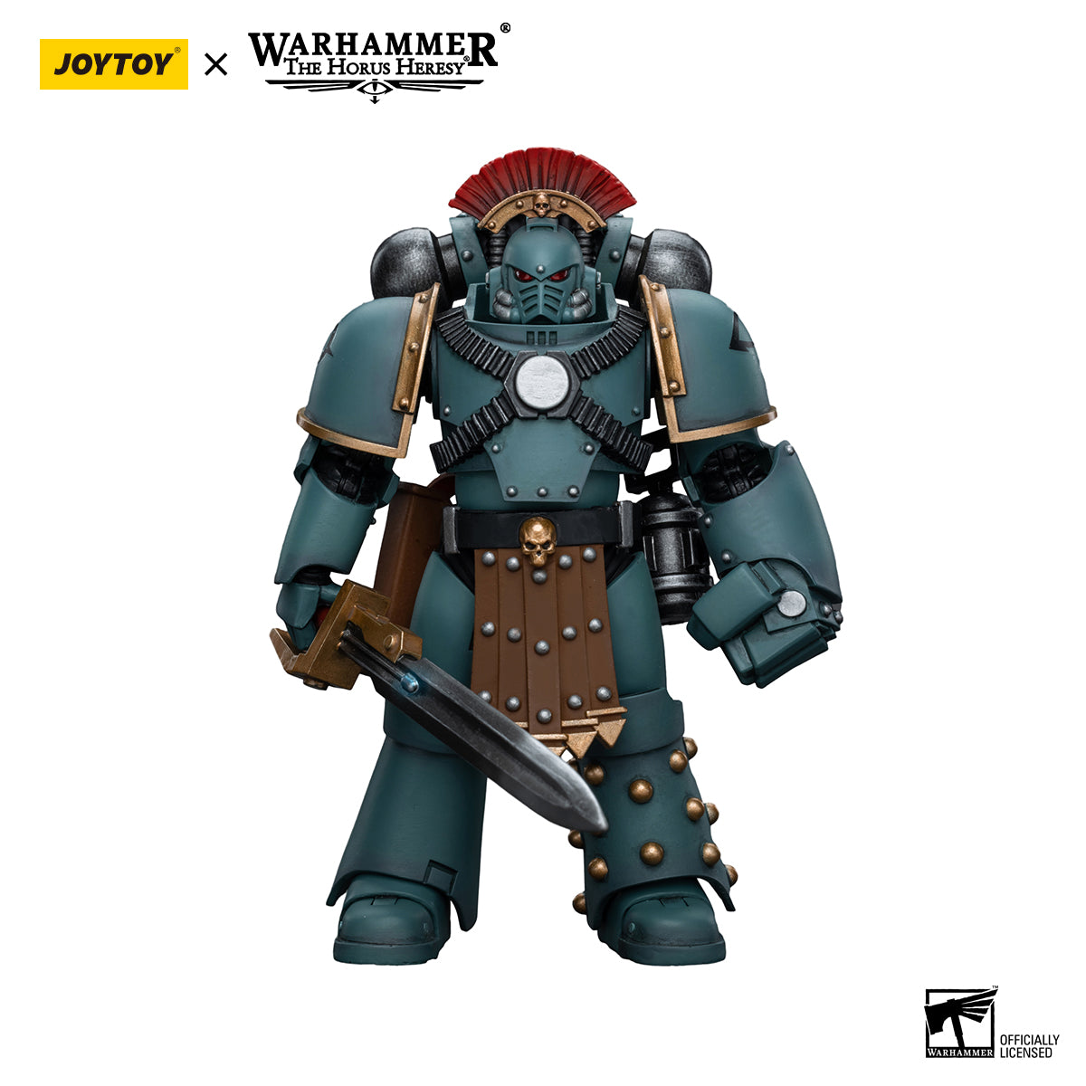 JOYTOY Action Figure 1/18 Sons of Horus MKIV Tactical Squad Sergeant with Power Fist Model Birthday Gifts