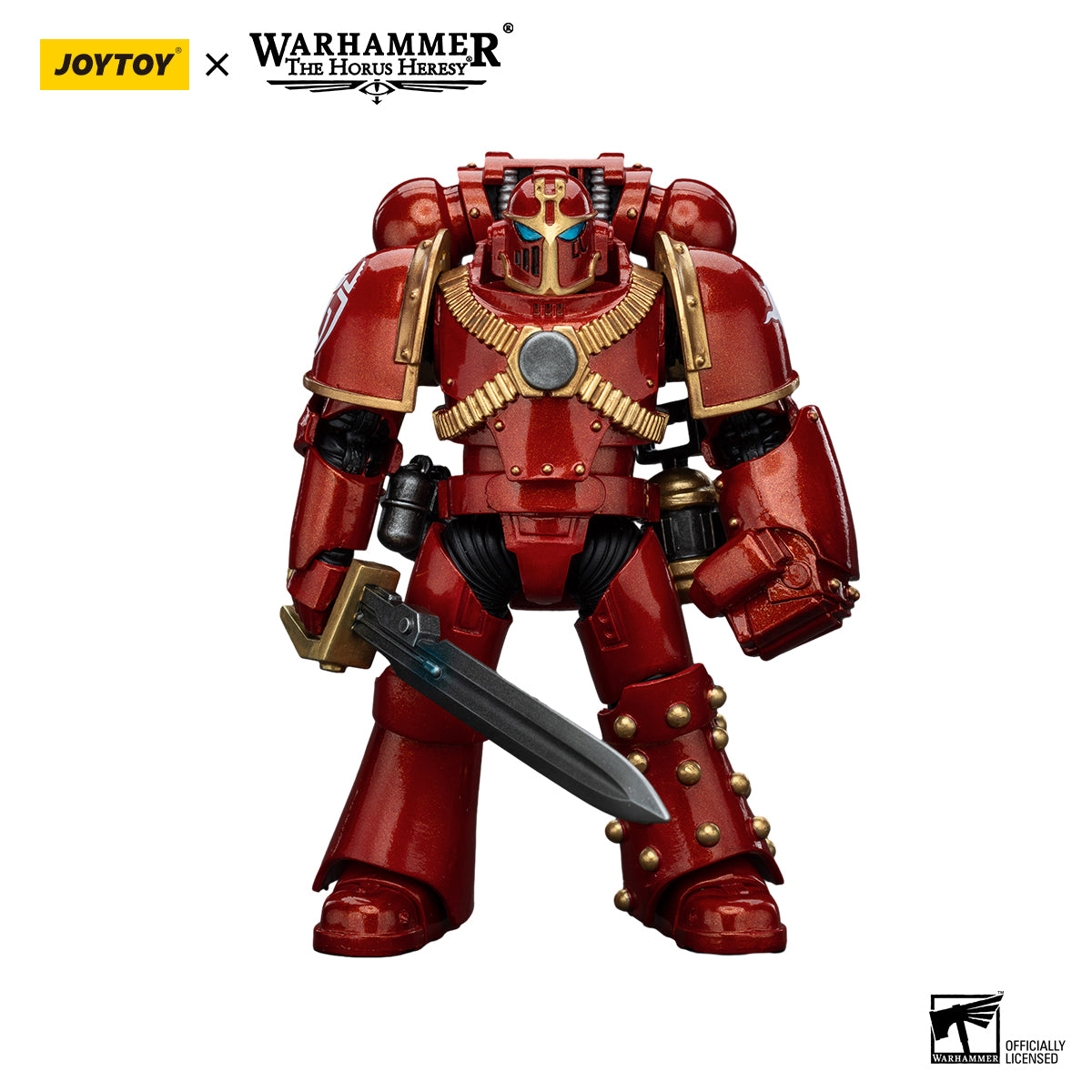 JOYTOY Action Figure 1/18 Thousand Sons Legion MK IV Tactical Squad Sergeant with Power Fist Model Birthday Gifts