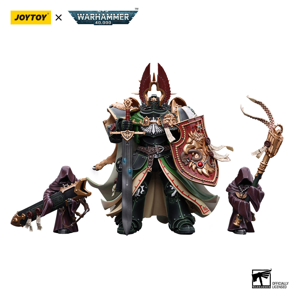 JOYTOY Action Figure 1/18 Dark Angels Primarch Lion El'Jonson Model Birthday Gifts