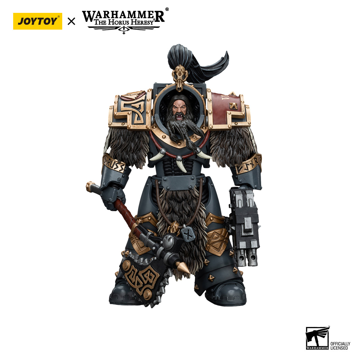 JOYTOY Action Figure 1/18 Space Wolves Varagyr Wolf Guard Squad Varagyr Terminator 1 Model Birthday Gifts