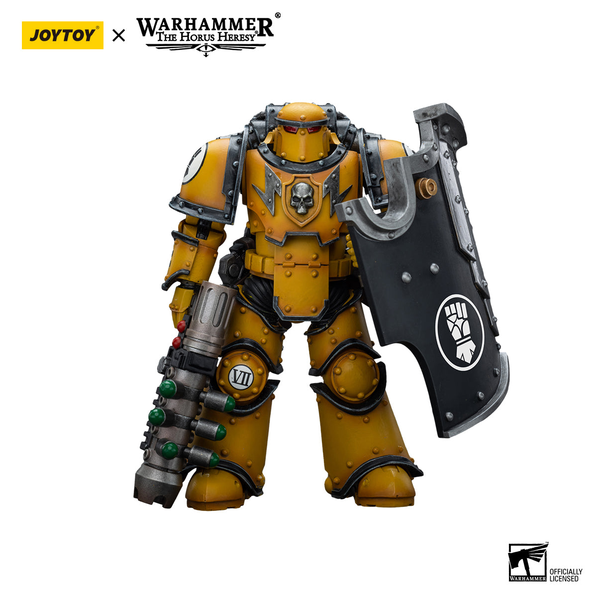 JOYTOY Action Figure 1/18 Imperial Fists Legion MkIII Breacher Squad Legion Breacher with Graviton Gun Model Birthday Gifts