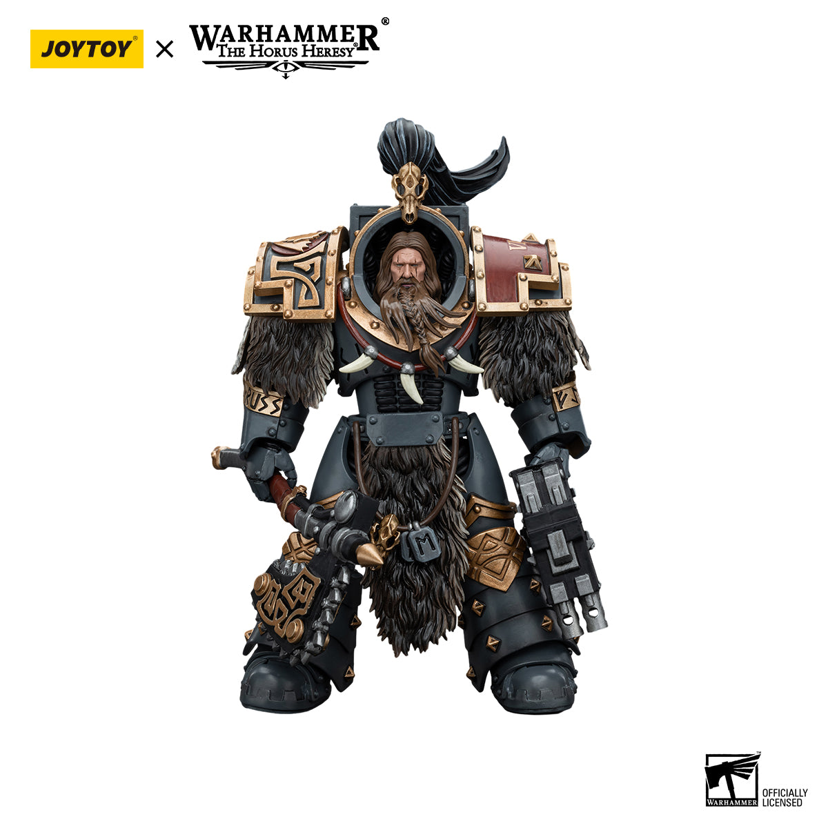 JOYTOY Action Figure 1/18 Space Wolves Varagyr Wolf Guard Squad Varagyr Terminator 2 Model Birthday Gifts