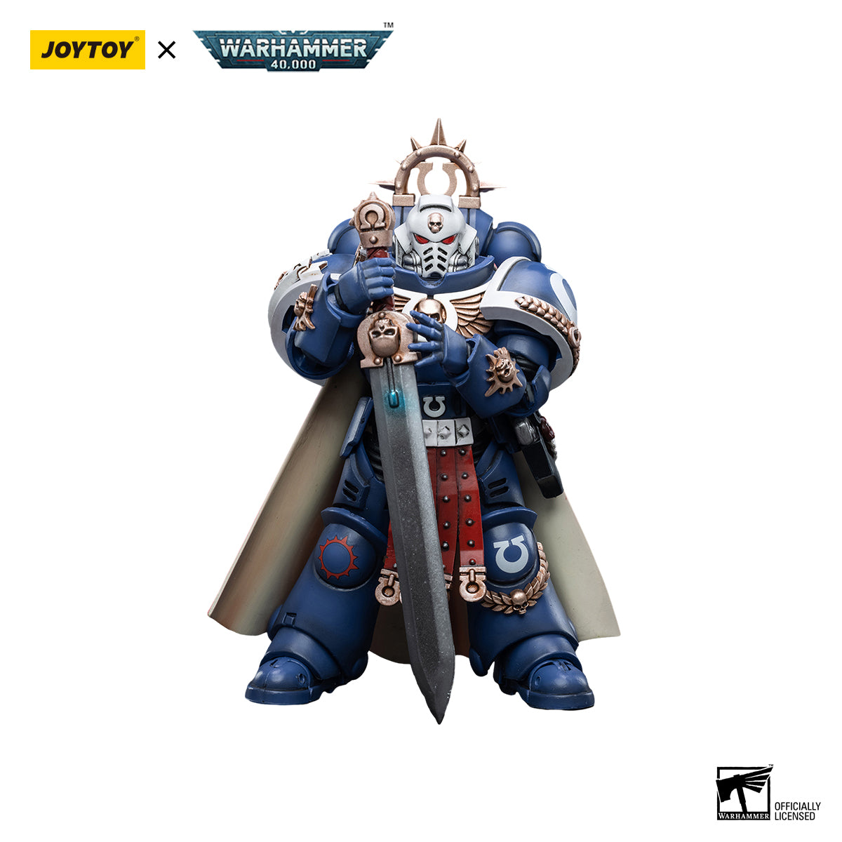 JOYTOY Warhammer 40K 1/18 Action Figure Ultramarines Primaris Captain JT3297