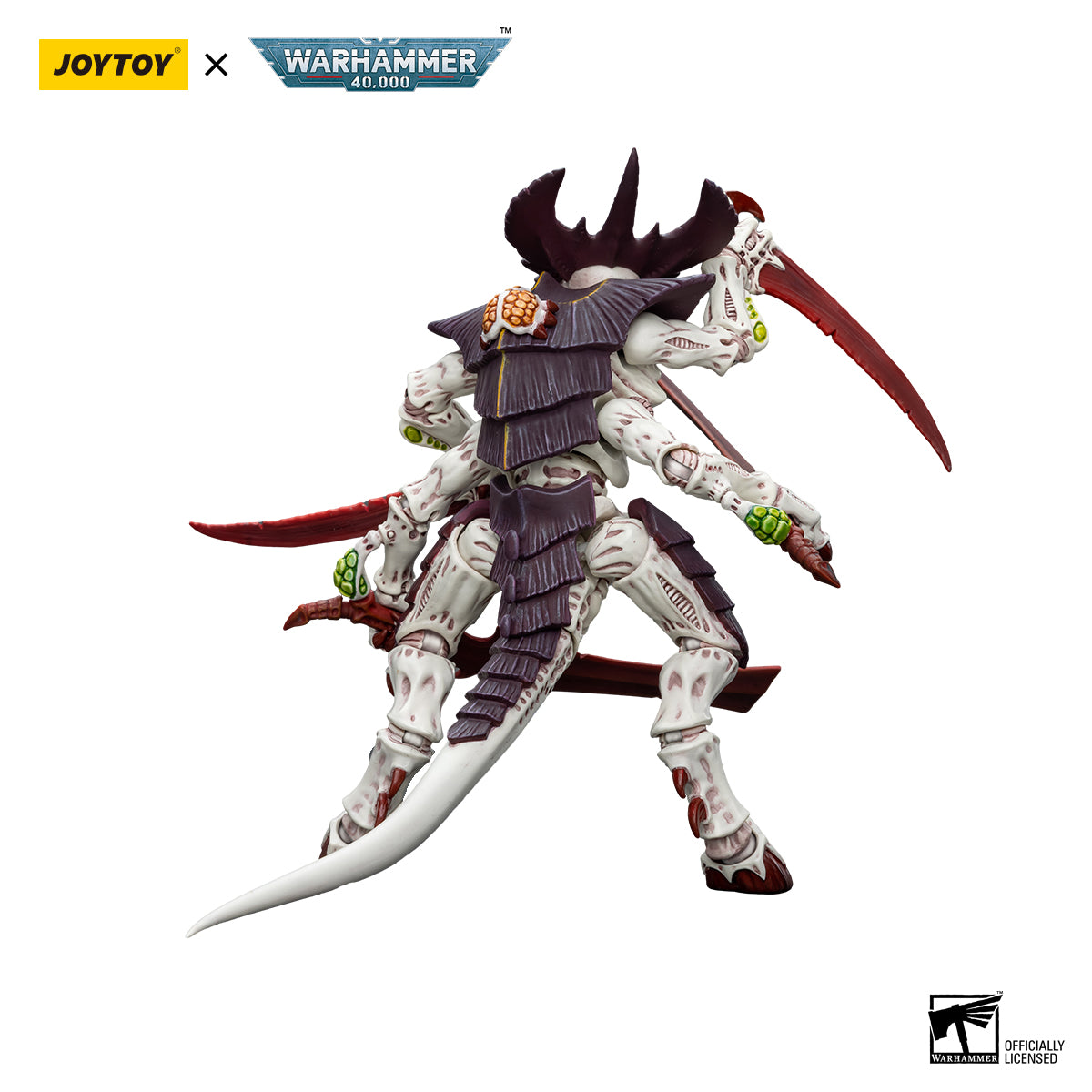 OYTOY Action Figure 1/18 Tyranids Hive Fleet Leviathan Tyranid Warrior with Boneswords Model Birthday Gifts
