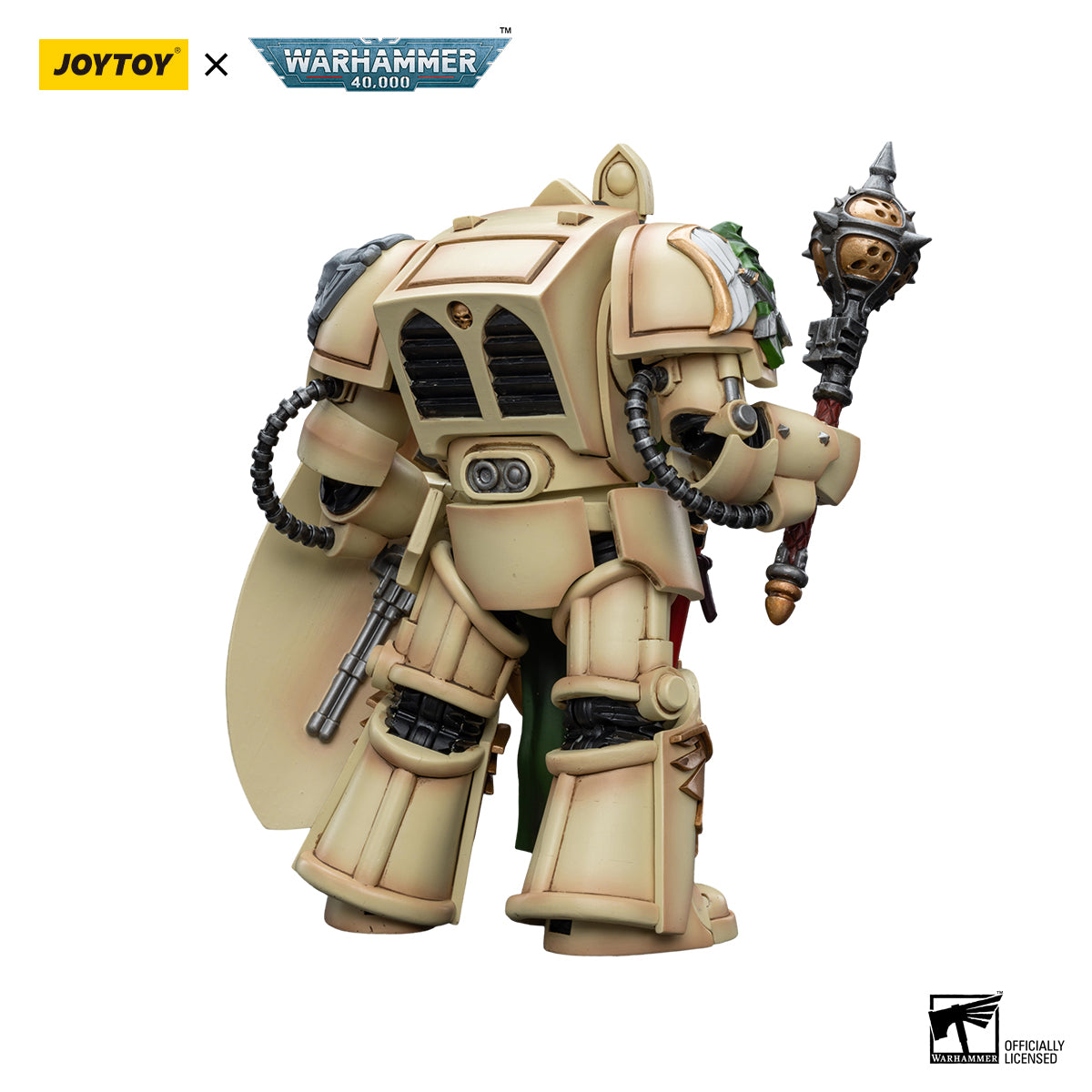 JOYTOY Action Figure 1/18 Dark Angels Deathwing Knight with Mace of Absolution 2 Model Birthday Gifts