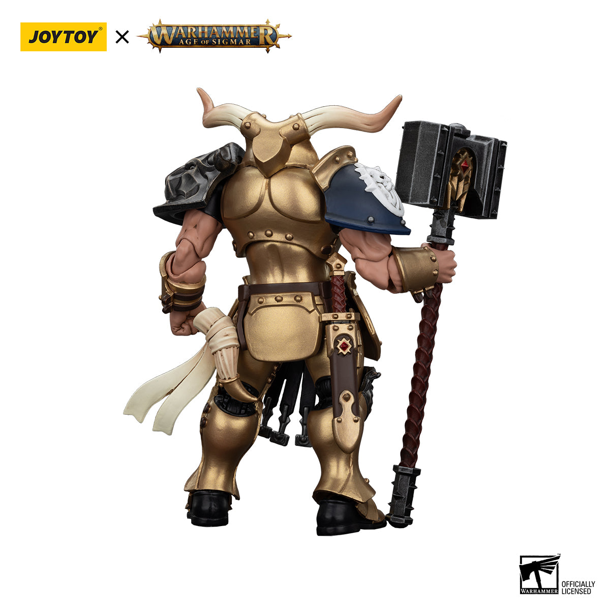 JOYTOY Action Figure 1/18 Warhammer AGE OF SIGMAR -Stormcast Eternals The Blacktalons Rostus Oxenhammer Model Birthday Gifts