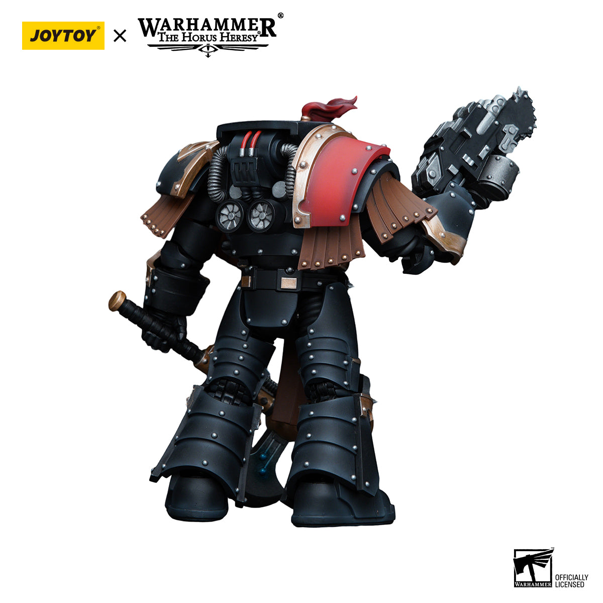 JOYTOY Action Figure 1/18 Sons of Horus Justaerin Terminator Squad Justaerin with Carsoran Power Ax Model Birthday Gifts