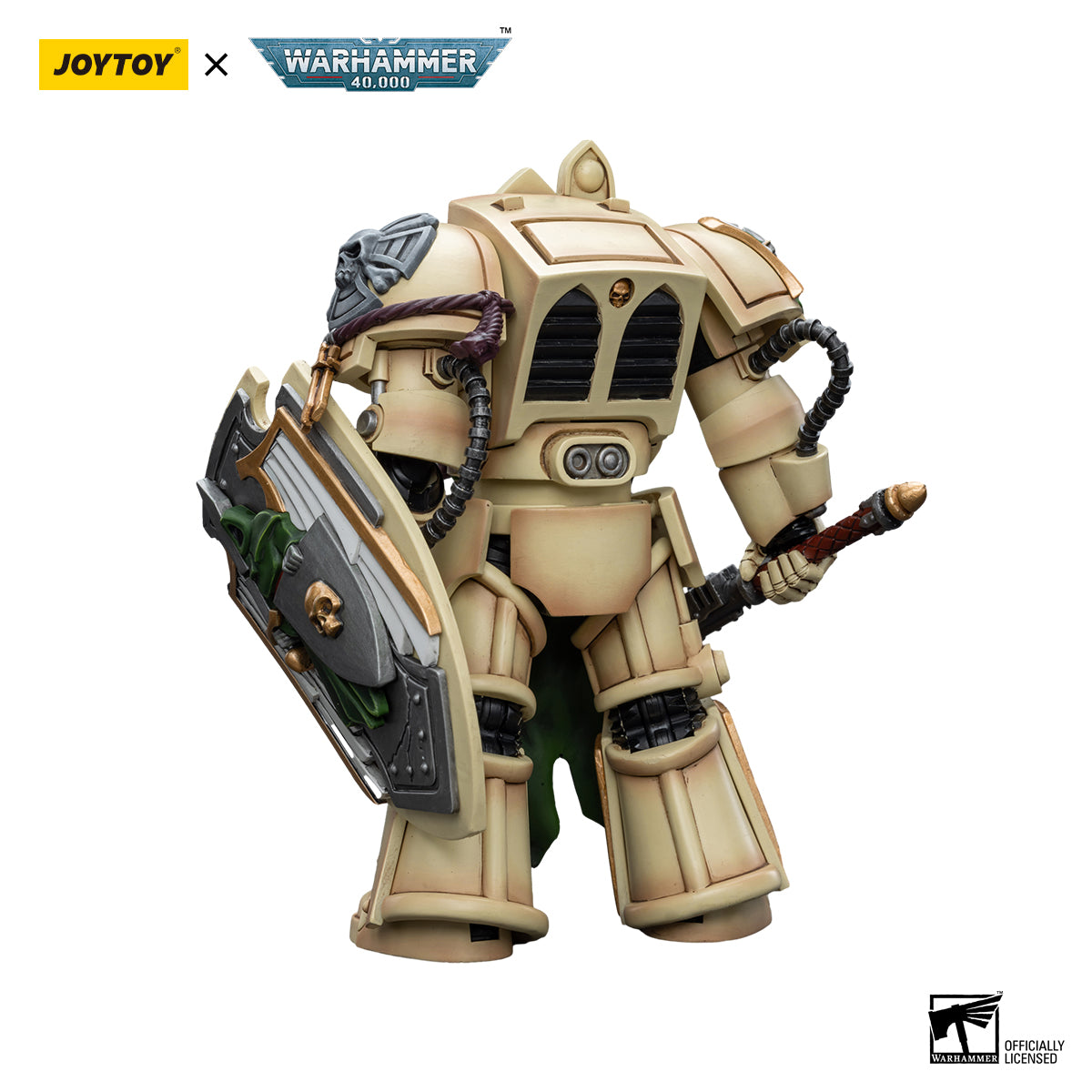 JOYTOY Action Figure 1/18 Dark Angels Deathwing Knight with Mace of Absolution 1 Model Birthday Gifts