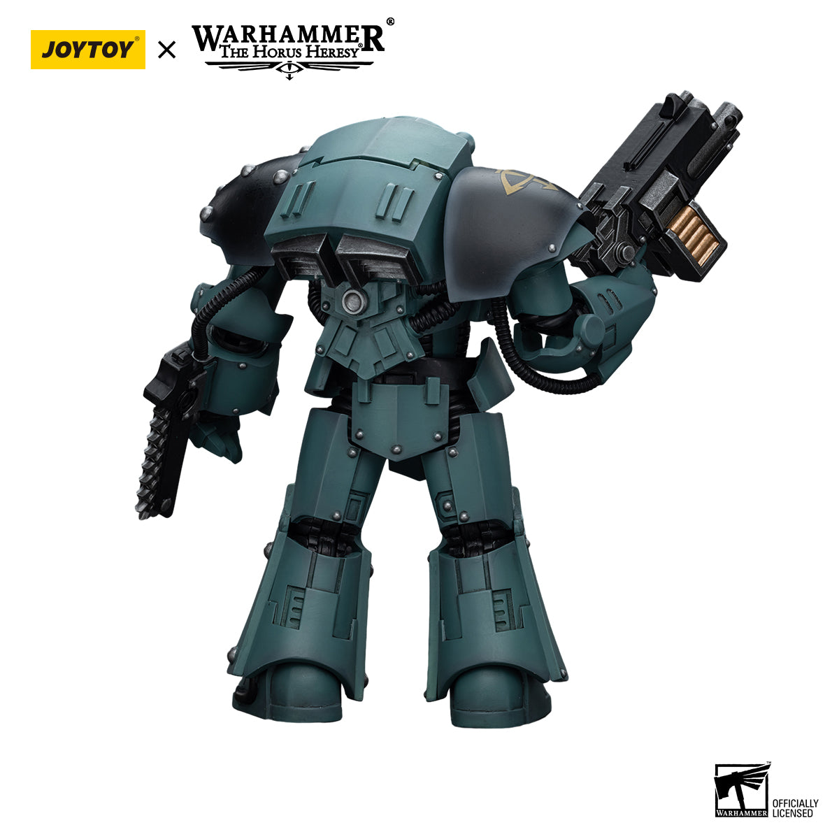 JOYTOY Action Figure 1/18 Sons Of Horus Tartaros Terminator Squad Terminator With Combi-Bolter And Chainfist Model Birthday Gifts