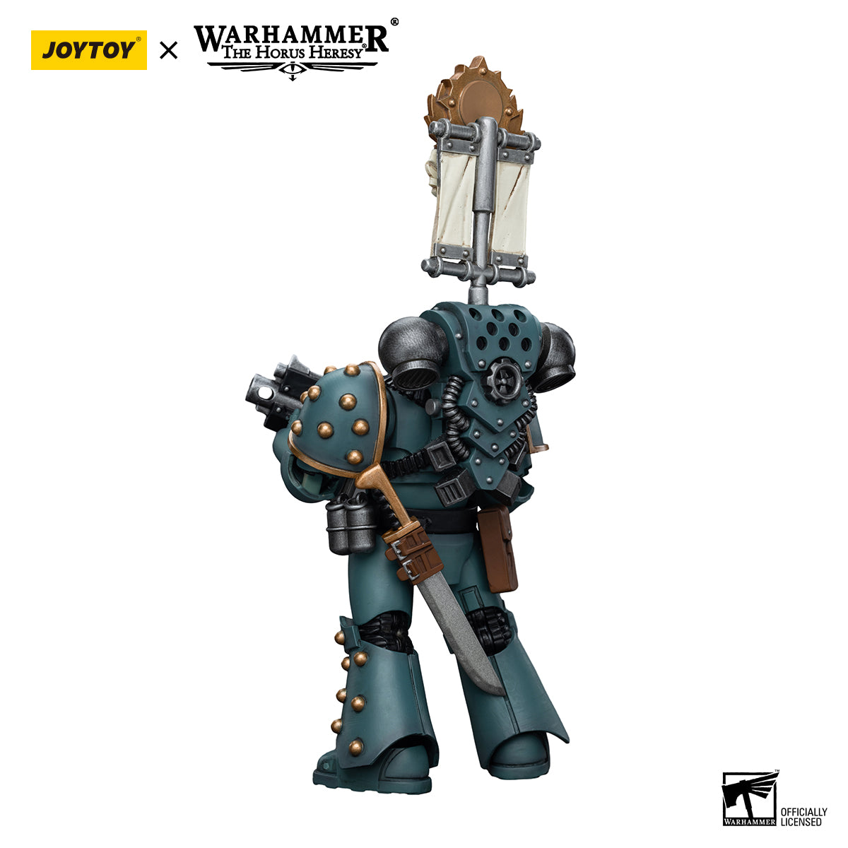 JOYTOY Action Figure 1/18 Sons of Horus MKIV Tactical Squad Legionary with Legion Vexilla Model Birthday Gifts