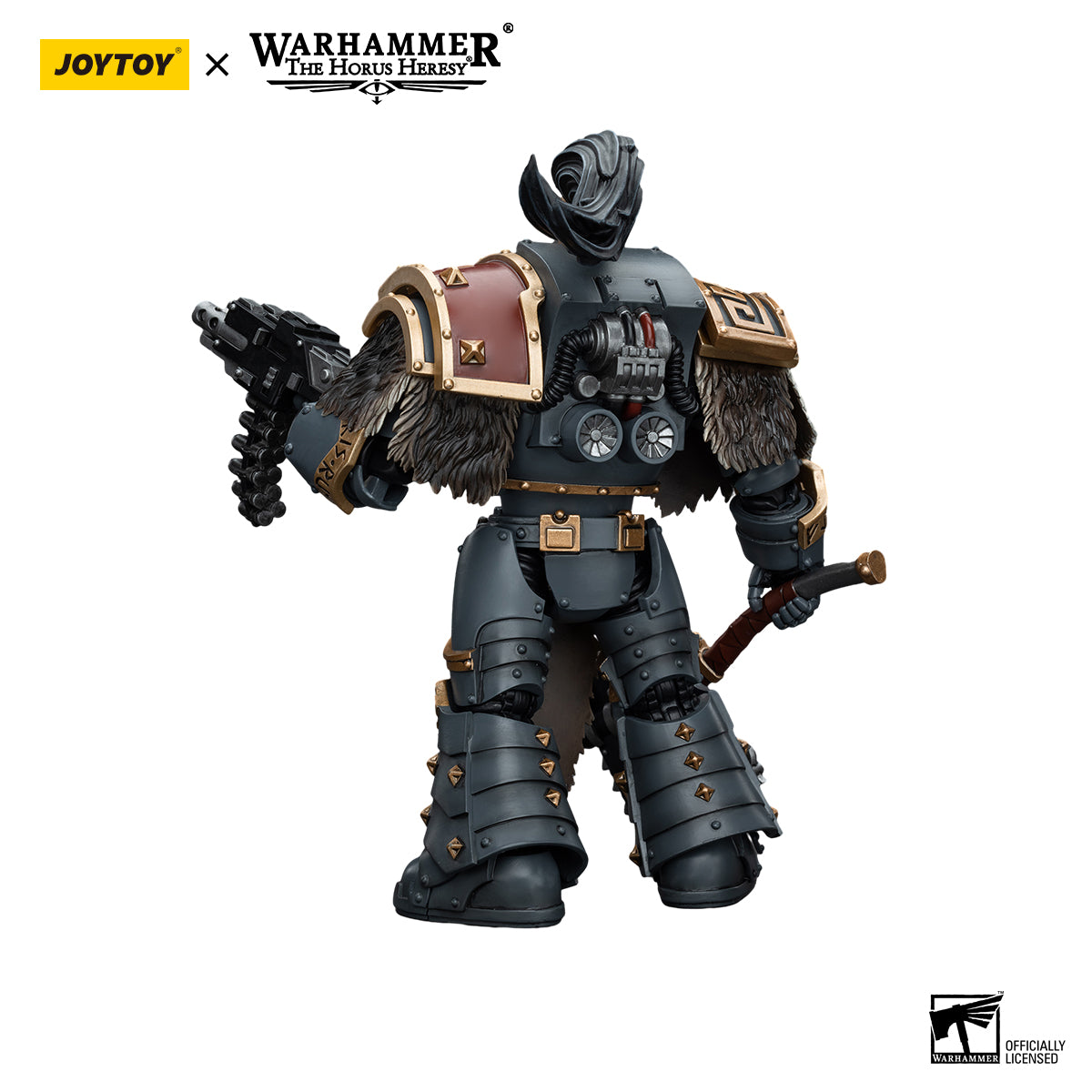 JOYTOY Action Figure 1/18 Space Wolves Varagyr Wolf Guard Squad Varagyr Terminator 1 Model Birthday Gifts