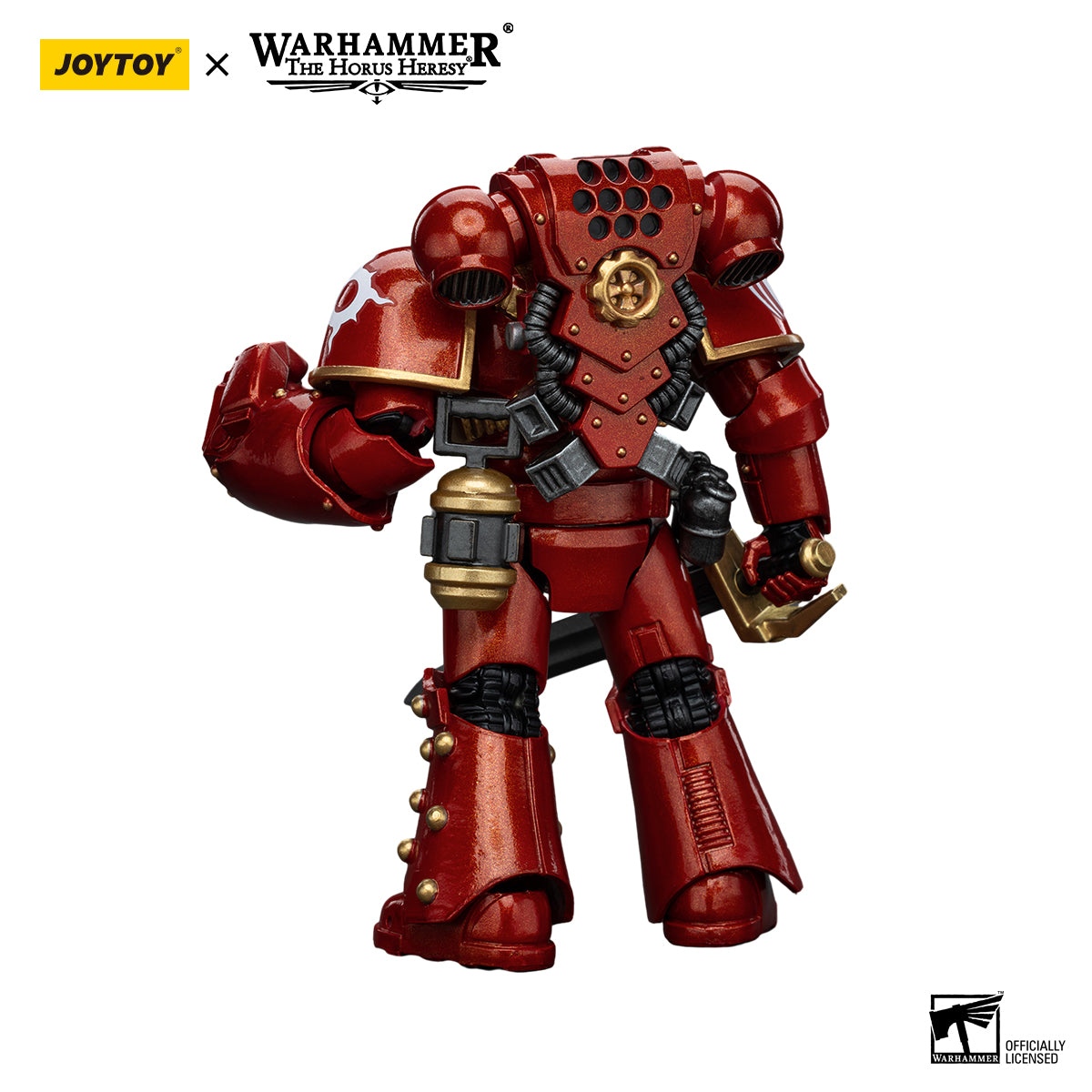JOYTOY Action Figure 1/18 Thousand Sons Legion MK IV Tactical Squad Sergeant with Power Fist Model Birthday Gifts