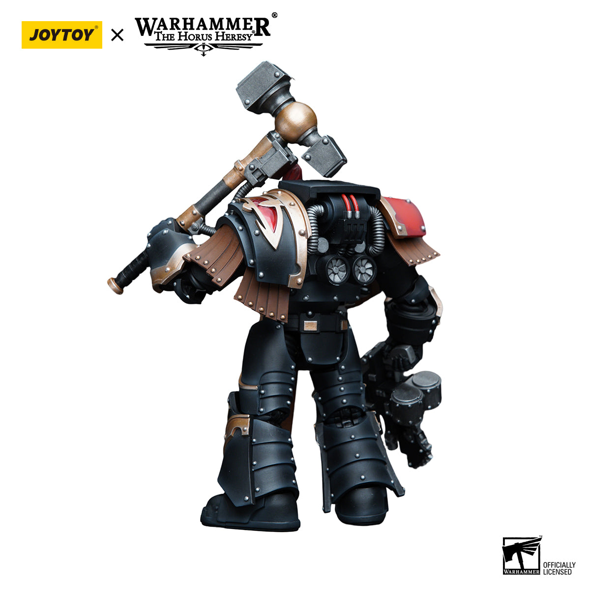 JOYTOY Action Figure 1/18 Sons of Horus Justaerin Terminator Squad Justaerin with Thunder Hammer Model Birthday Gifts