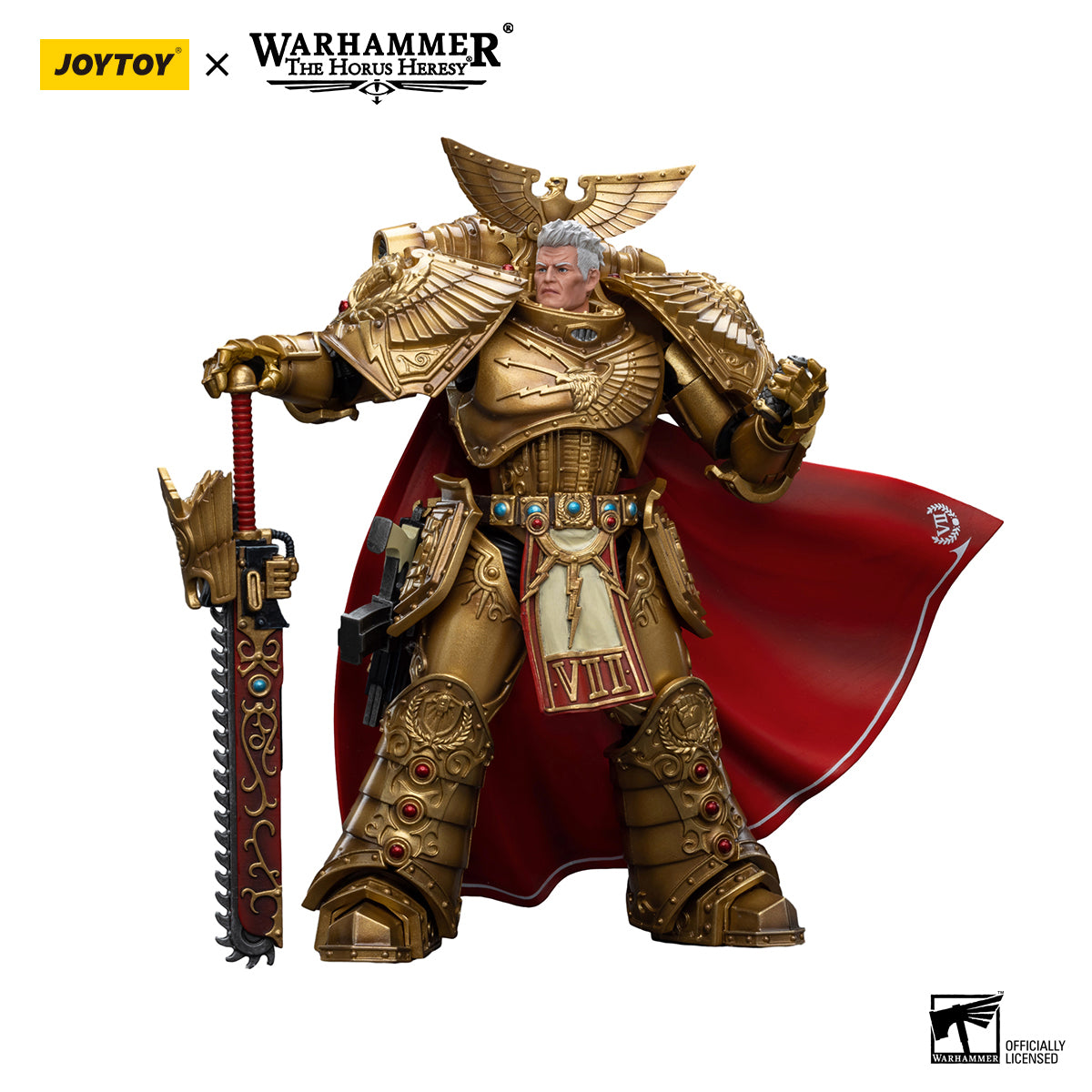 JOYTOY Warhammer The Horus Heresy Imperial Fists Rogal Dorn, Primarch of the Vllth Legion