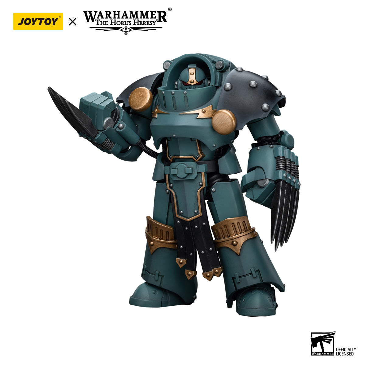 JOYTOY Action Figure 1/18 Sons Of Horus Tartaros Terminator Squad Terminator With Lightning Claws Model Birthday Gifts