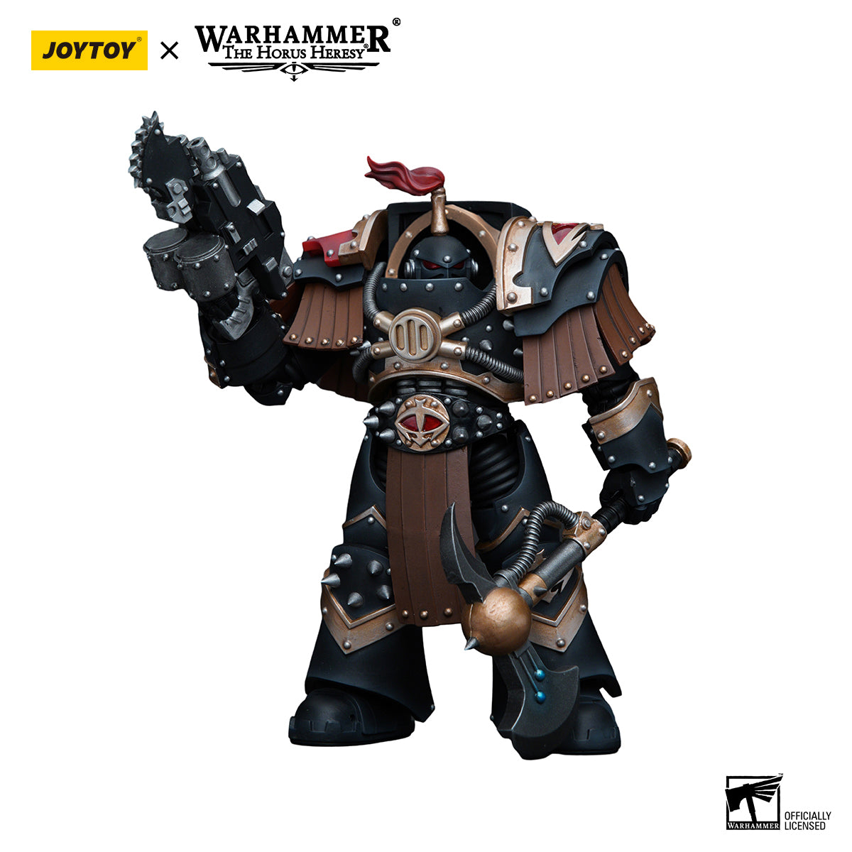 JOYTOY Action Figure 1/18 Sons of Horus Justaerin Terminator Squad Justaerin with Carsoran Power Ax Model Birthday Gifts