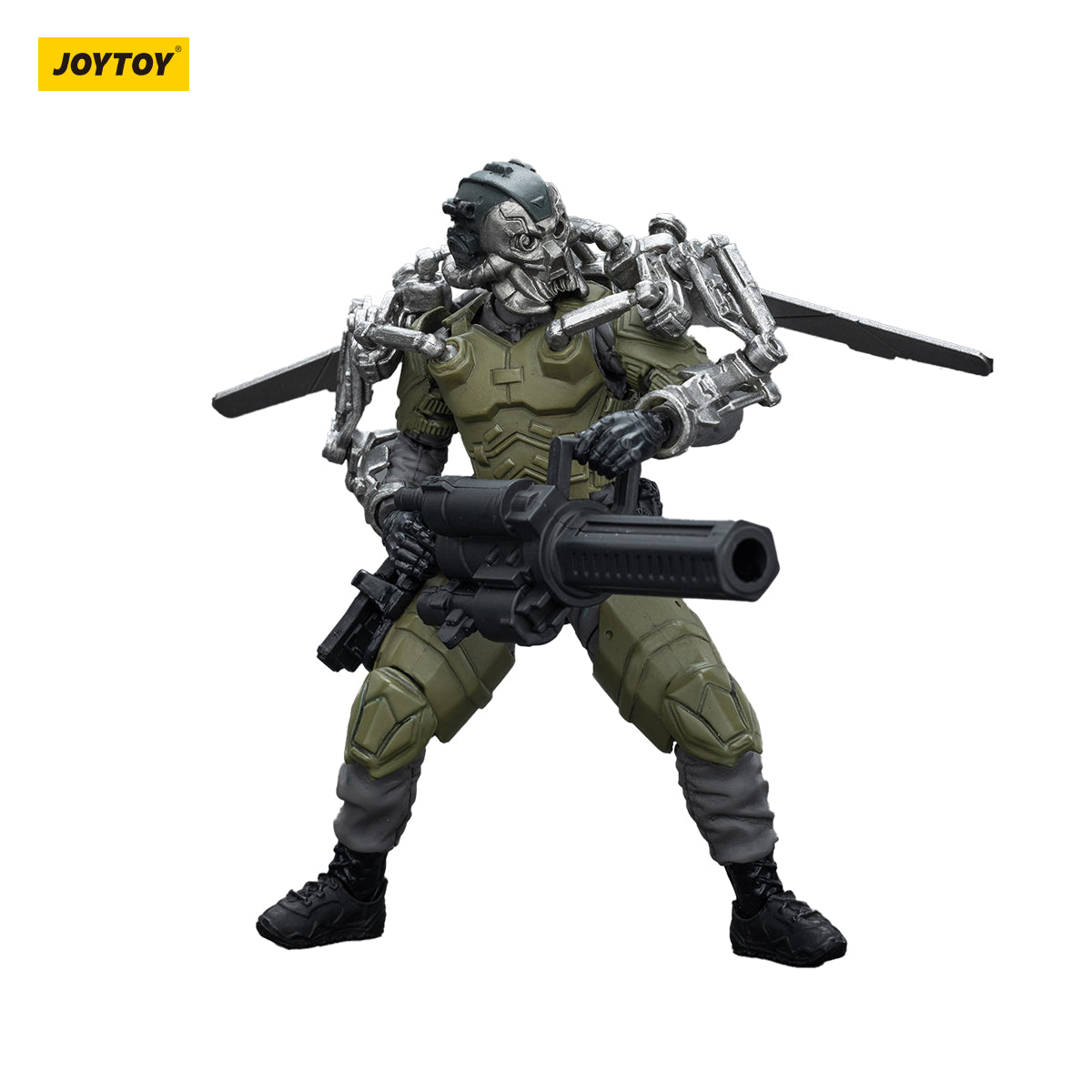 JOYTOY Action Figure 1/18 Army Builder Promotion Pack Figure 29 - Lone Wolf with Exoskeleton Model Birthday Gifts