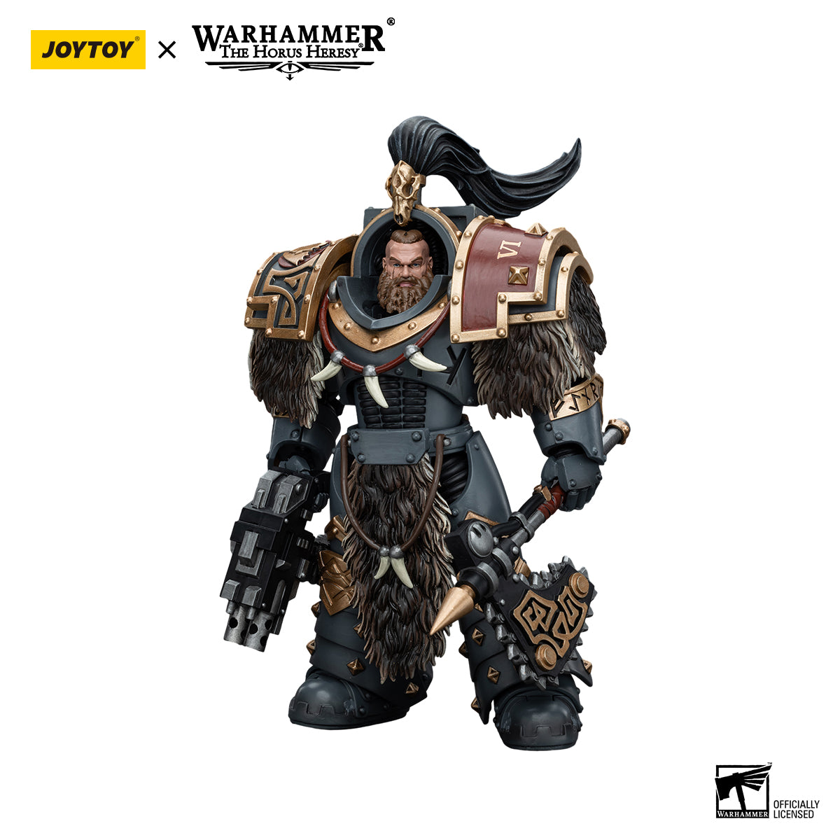JOYTOY Action Figure 1/18 Space Wolves Varagyr Wolf Guard Squad Varagyr Terminator 4 Model Birthday Gifts