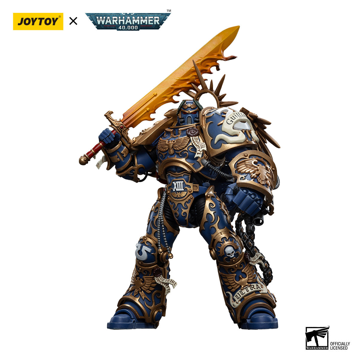 JOYTOY Action Figure 1/18 Ultramarines Primarch Roboute Guilliman Model Birthday Gifts