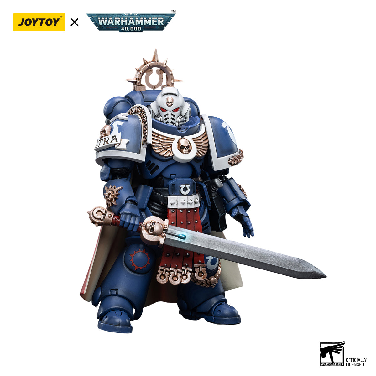 JOYTOY Warhammer 40K 1/18 Action Figure Ultramarines Primaris Captain JT3297