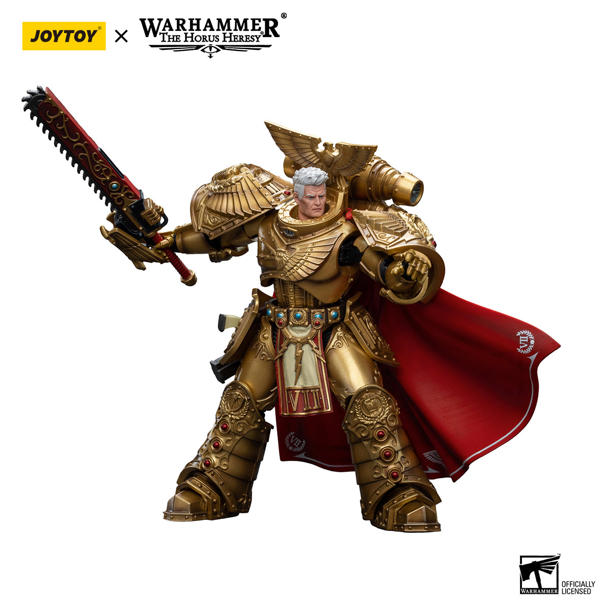JOYTOY Warhammer The Horus Heresy Imperial Fists Rogal Dorn, Primarch of the Vllth Legion