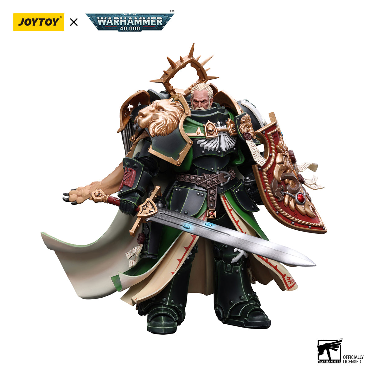 JOYTOY Action Figure 1/18 Dark Angels Primarch Lion El'Jonson Model Birthday Gifts