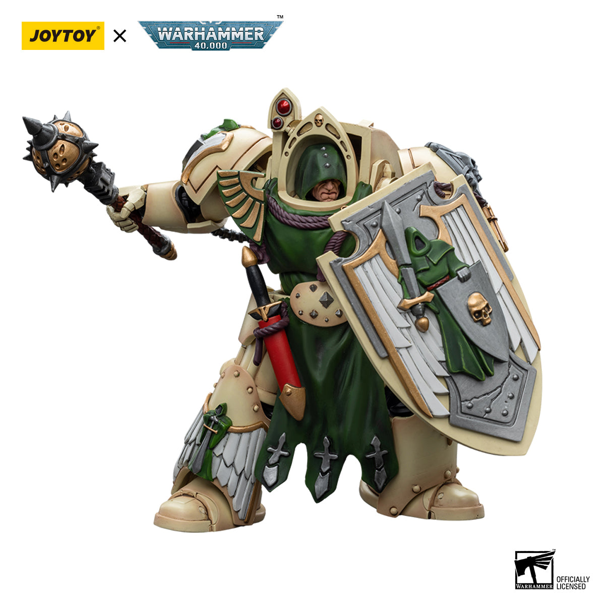 JOYTOY Action Figure 1/18 Dark Angels Deathwing Knight with Mace of Absolution 1 Model Birthday Gifts