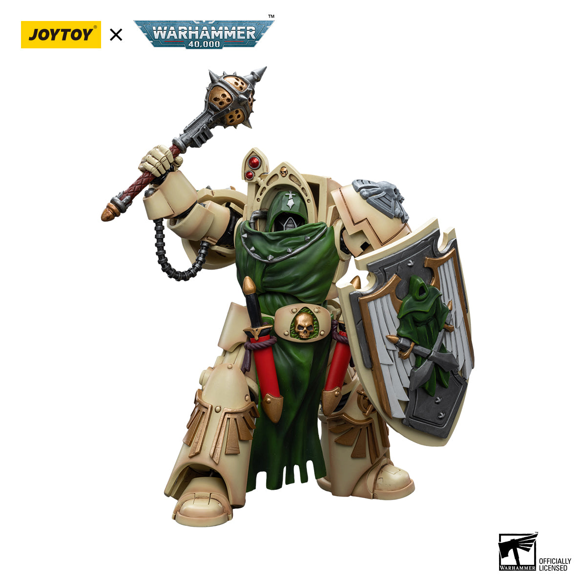 JOYTOY Action Figure 1/18 Dark Angels Deathwing Knight with Mace of Absolution 2 Model Birthday Gifts