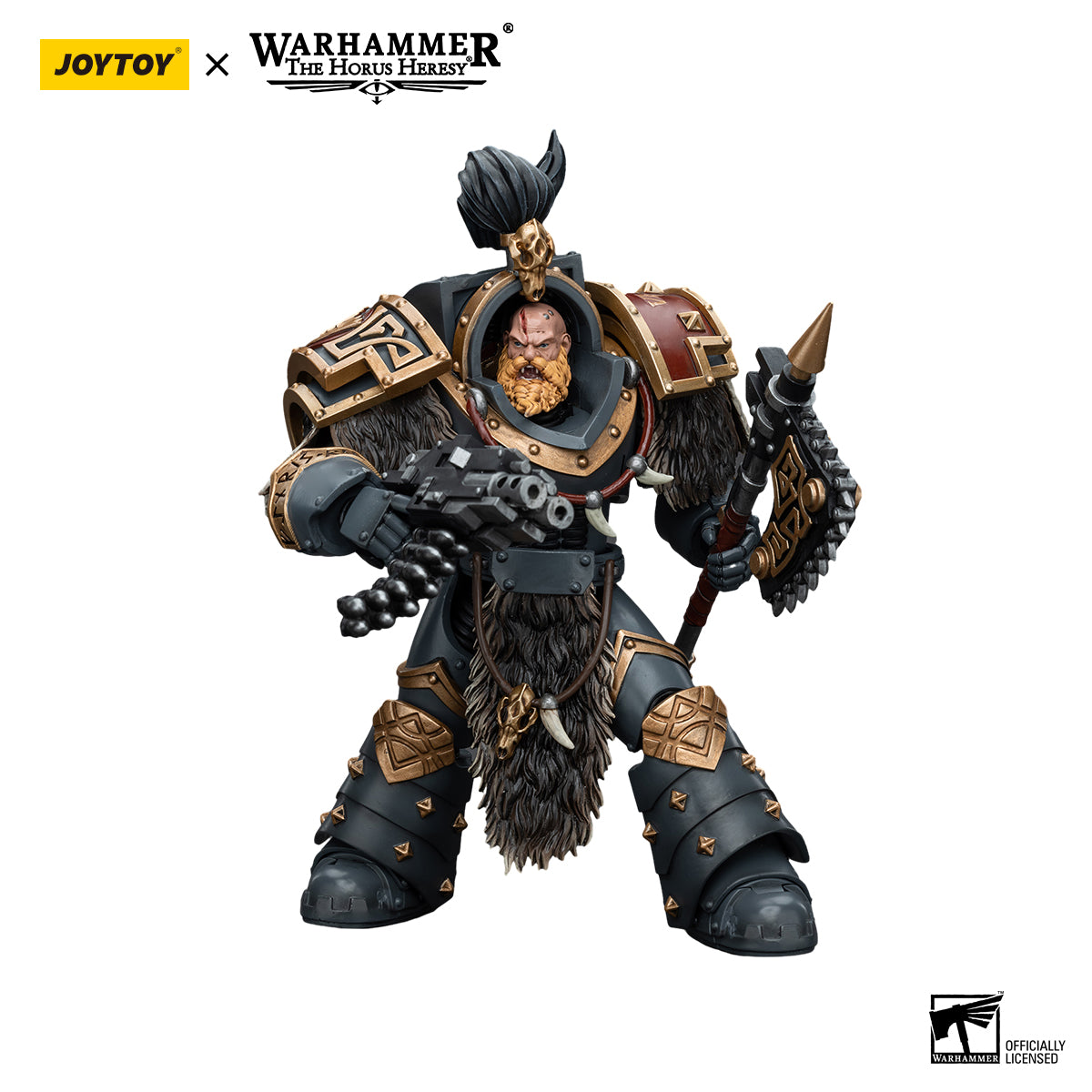 JOYTOY Action Figure 1/18 Space Wolves Varagyr Wolf Guard Squad Varagyr Terminator 3 Model Birthday Gifts