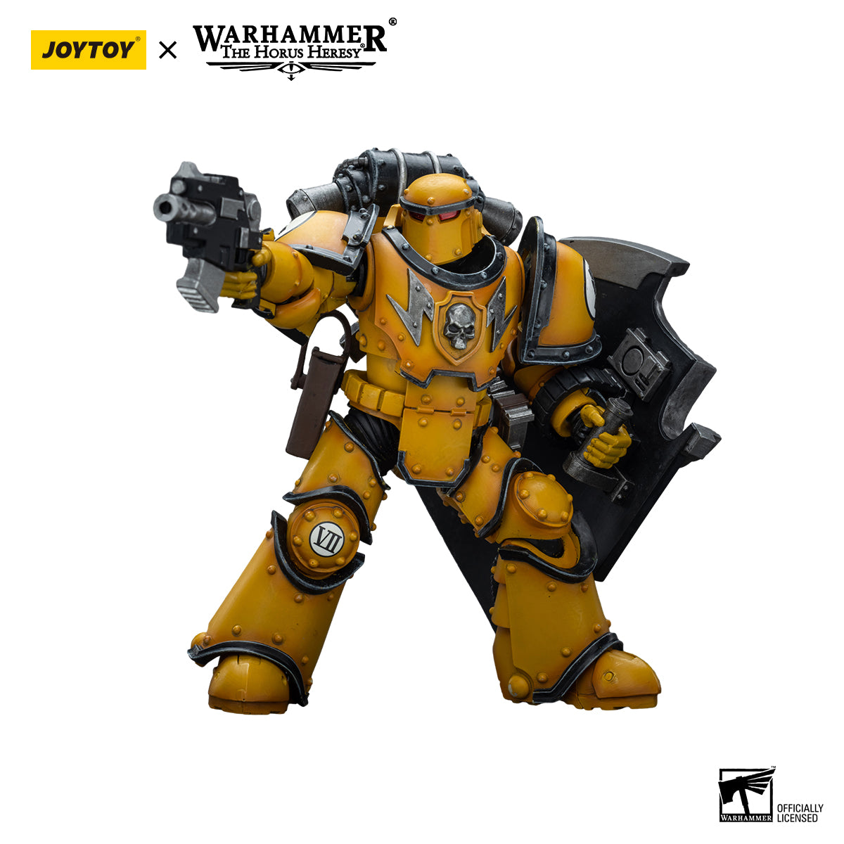 JOYTOY Action Figure 1/18 Imperial Fists Legion MkIII Breacher Squad Legion Breacher with Graviton Gun Model Birthday Gifts
