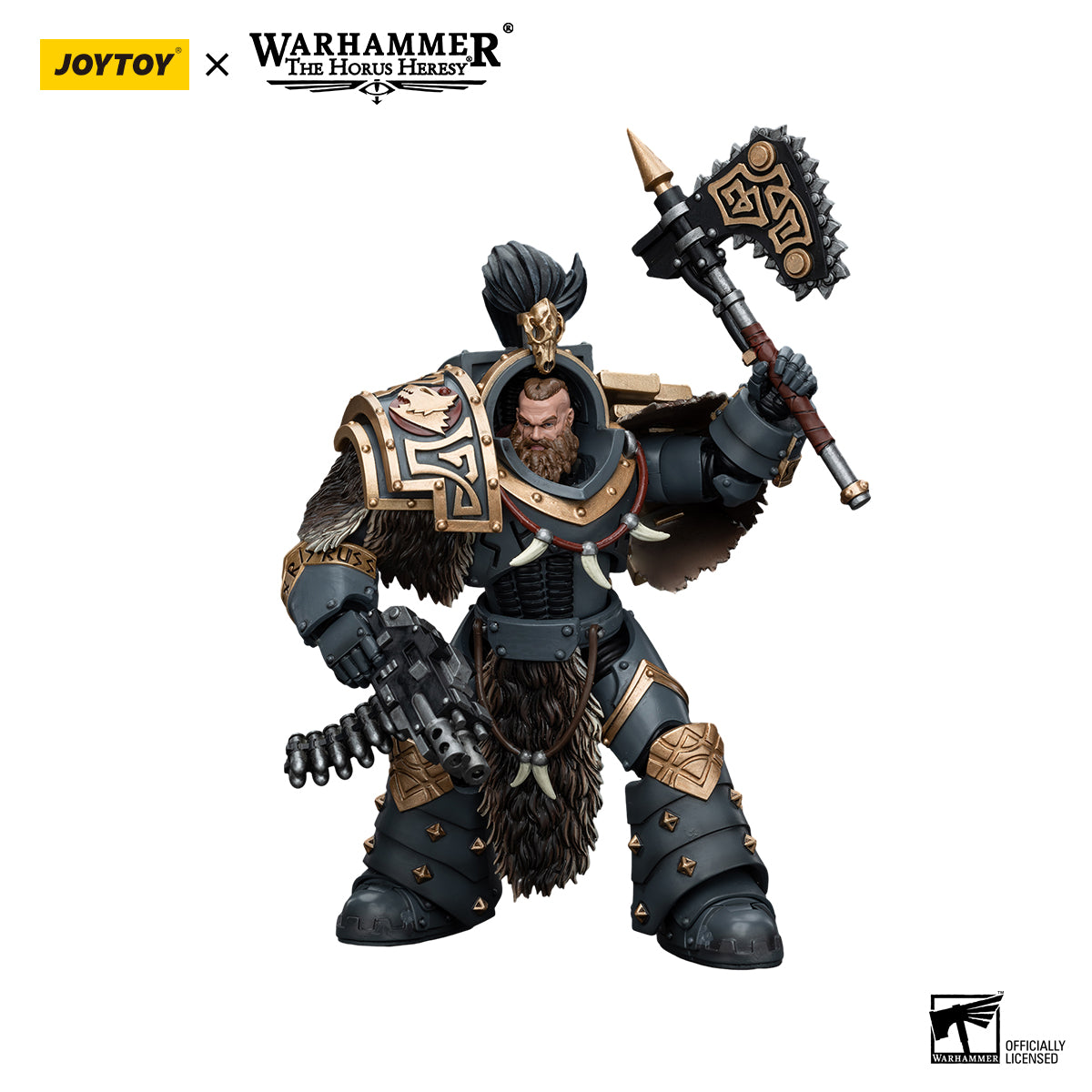 JOYTOY Action Figure 1/18 Space Wolves Varagyr Wolf Guard Squad Varagyr Terminator 4 Model Birthday Gifts
