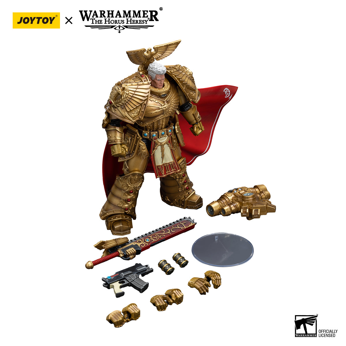 JOYTOY Warhammer The Horus Heresy Imperial Fists Rogal Dorn, Primarch of the Vllth Legion