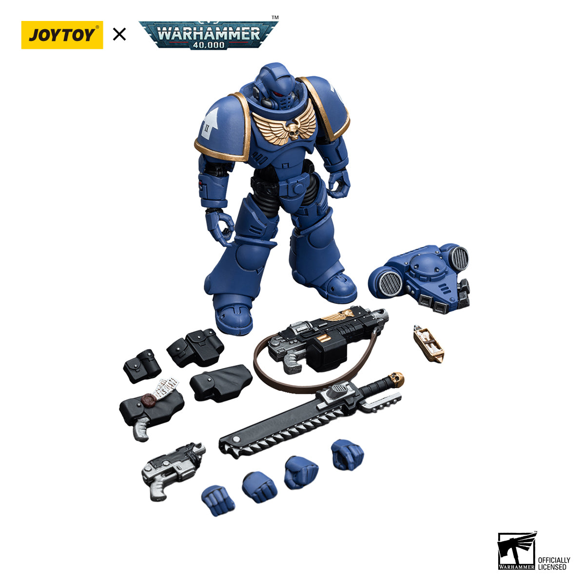 JOYTOY Action Figure 1/18 Ultramarines Intercessors Model Birthday Gifts