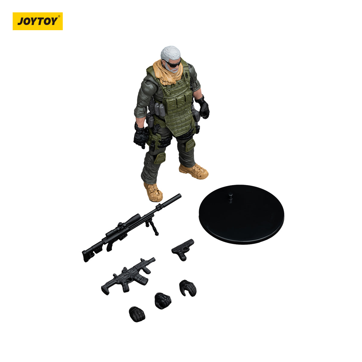 JOYTOY Action Figure 1/18 Naro Defense Forces 13Th Assault Squad Sniper Model Birthday Gifts