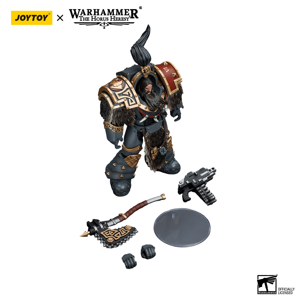 JOYTOY Action Figure 1/18 Space Wolves Varagyr Wolf Guard Squad Varagyr Terminator 1 Model Birthday Gifts