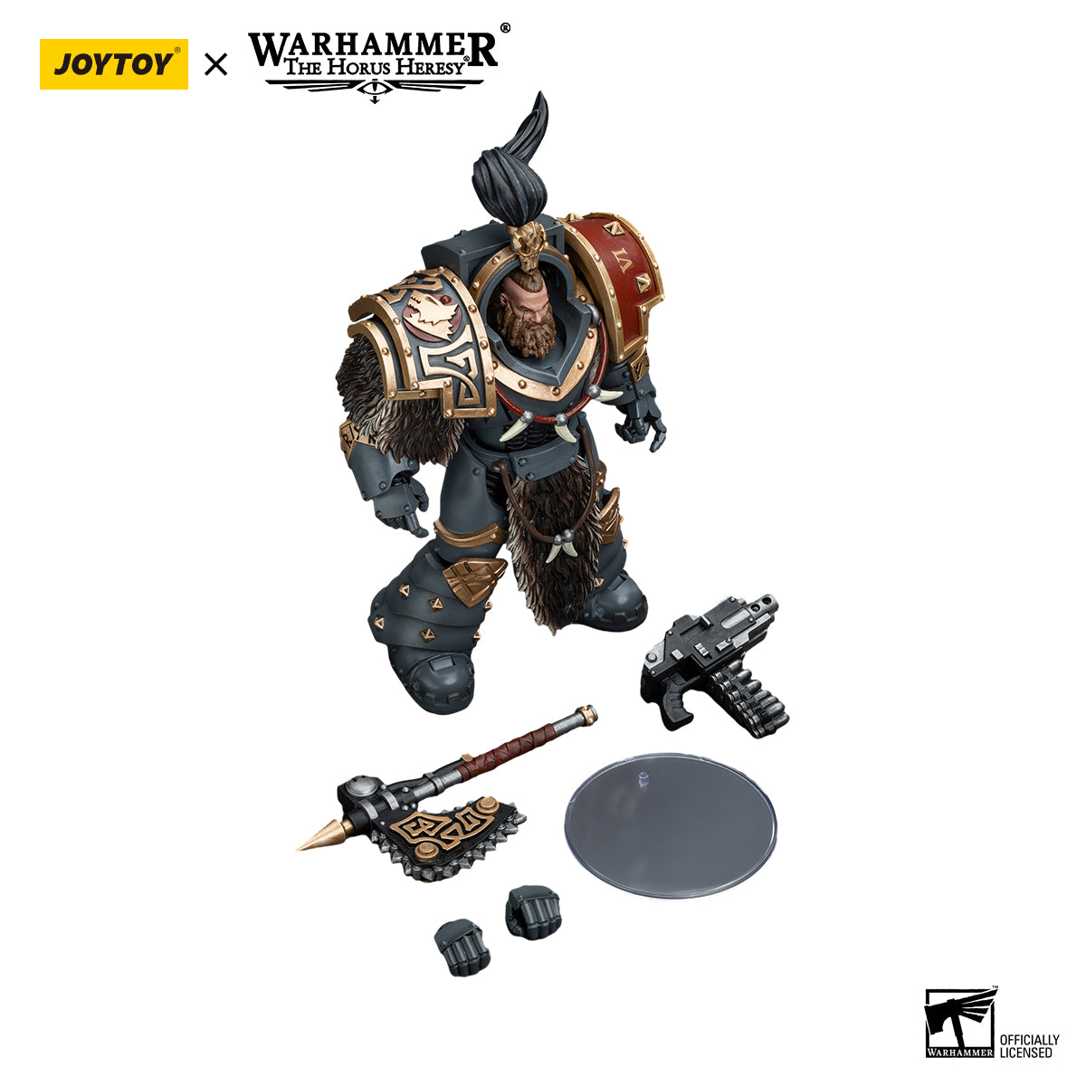 JOYTOY Action Figure 1/18 Space Wolves Varagyr Wolf Guard Squad Varagyr Terminator 4 Model Birthday Gifts