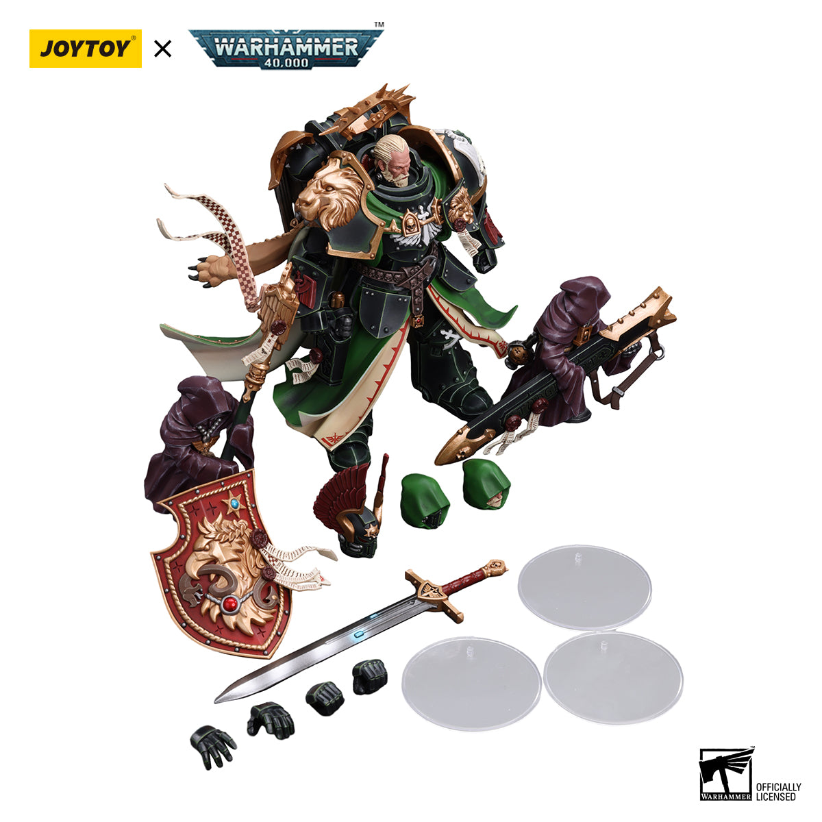 JOYTOY Action Figure 1/18 Dark Angels Primarch Lion El'Jonson Model Birthday Gifts