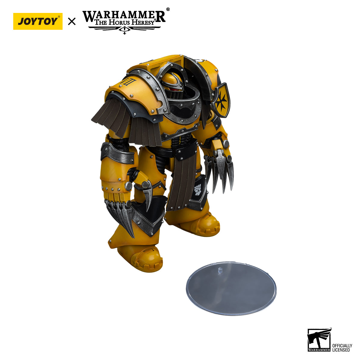 JOYTOY Action Figure 1/18 Imperial Fists Legion Cataphractii Terminator Squad Legion Cataphractii with Lightning Claws Model Birthday Gifts