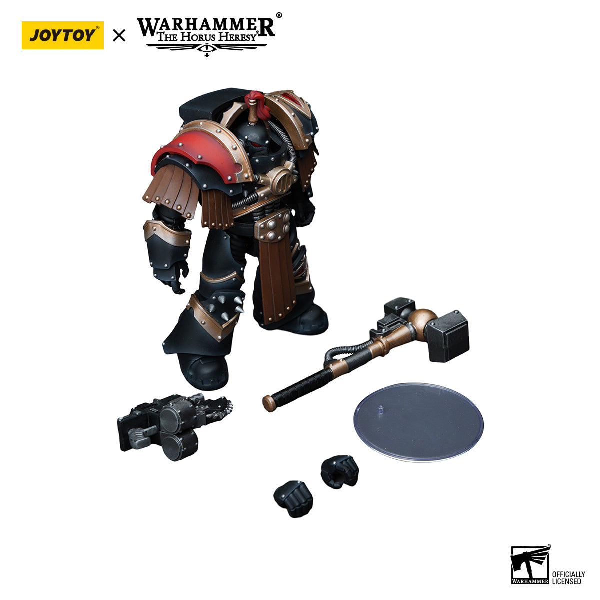 JOYTOY Action Figure 1/18 Sons of Horus Justaerin Terminator Squad Justaerin with Thunder Hammer Model Birthday Gifts