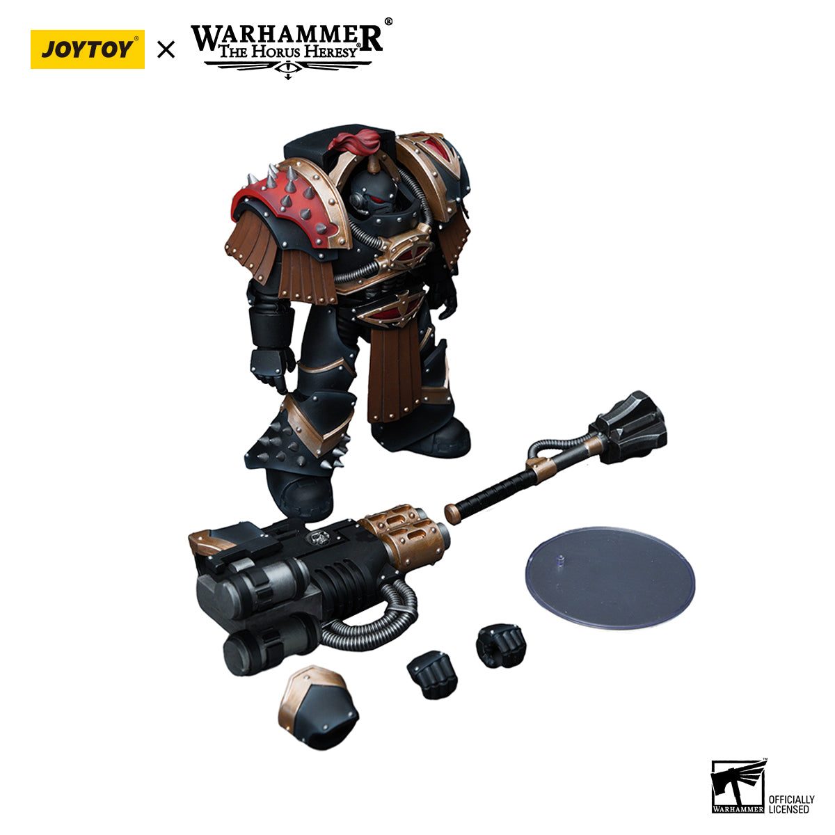 JOYTOY Action Figure 1/18 Sons of Horus Justaerin Terminator Squad Justaerin with Multi-melta and Power MauL Model Birthday Gifts