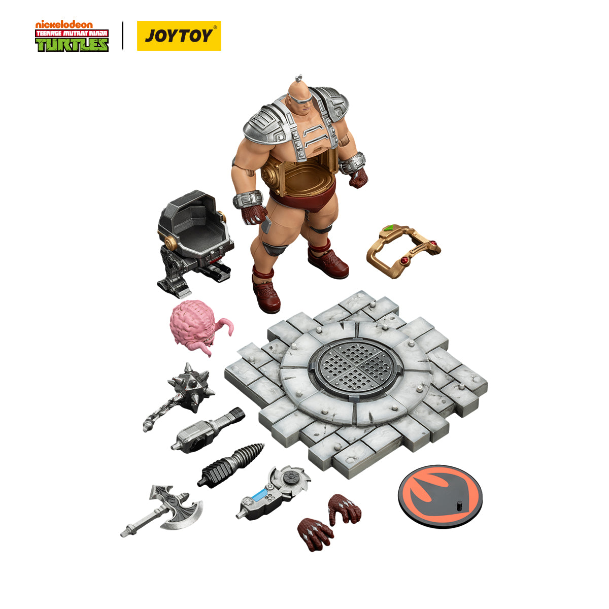 JOYTOY Action Figure 1/18 TMNT-TMNT-Krang Model Birthday Gifts