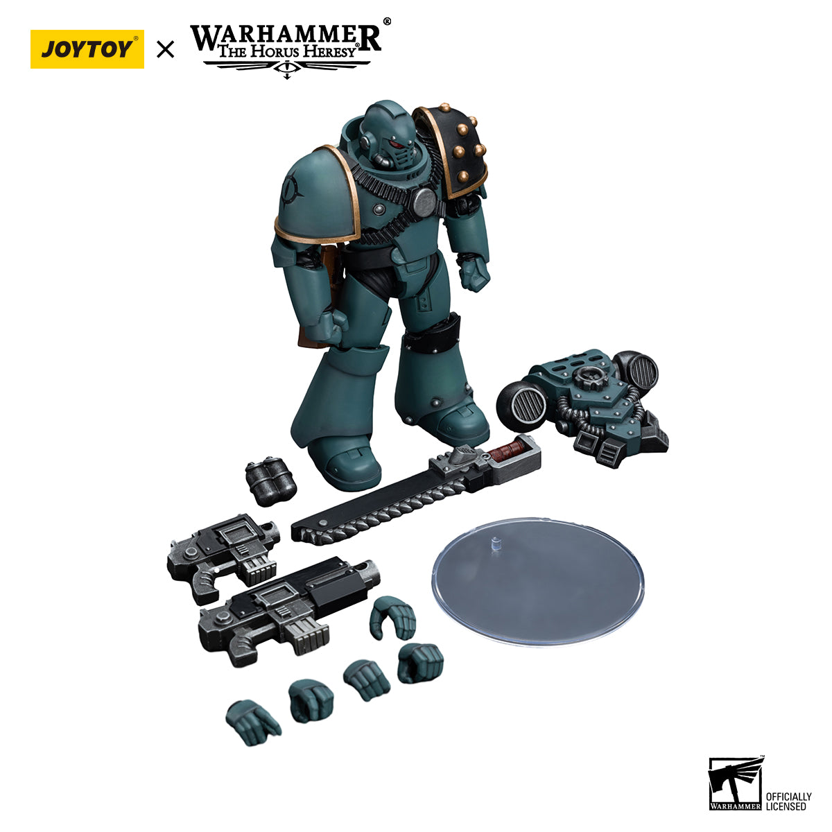 JOYTOY Action Figure 1/18 Sons of Horus MKIV Tactical Squad Legionary with Bolter Model Birthday Gifts