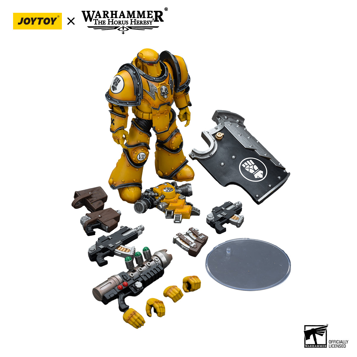 JOYTOY Action Figure 1/18 Imperial Fists Legion MkIII Breacher Squad Legion Breacher with Graviton Gun Model Birthday Gifts
