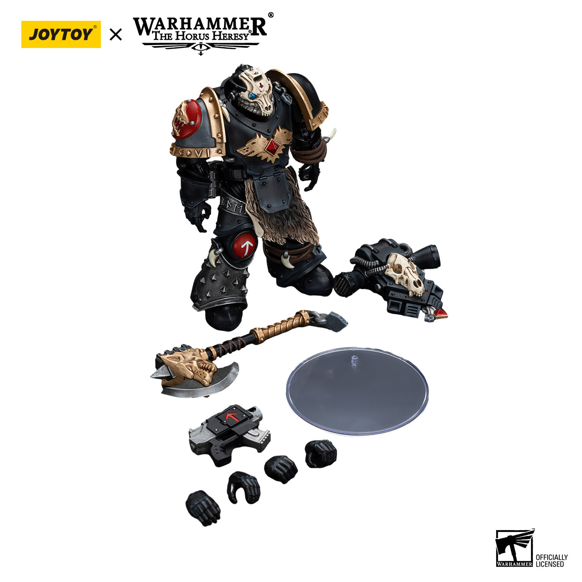 JOYTOY Action Figure 1/18 Space Wolves Deathsworn Pack Deathsworn 4 Model Birthday Gifts