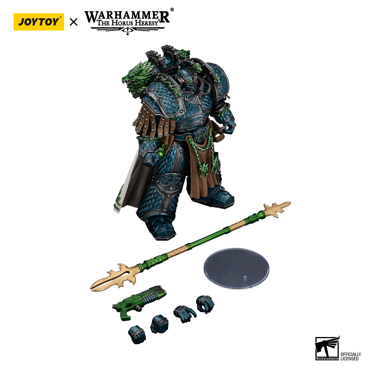 JOYTOY Action Figure 1/18 Warhammer "The Horus Heresy" Alpha Legion Alpharius, Primarch of the XXth Legion Model Birthday Gifts