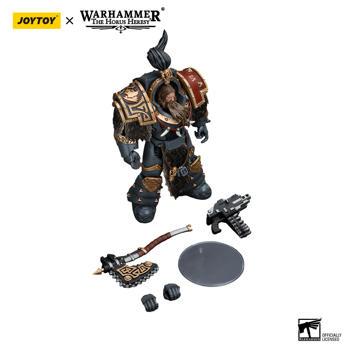 JOYTOY Action Figure 1/18 Space Wolves Varagyr Wolf Guard Squad Varagyr Terminator 2 Model Birthday Gifts