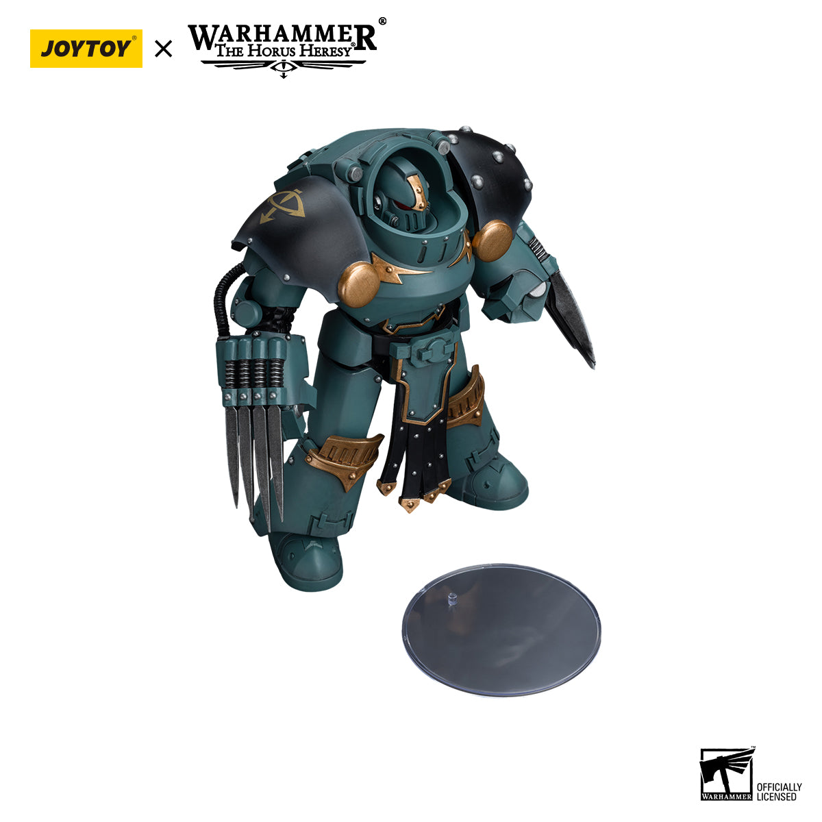 JOYTOY Action Figure 1/18 Sons Of Horus Tartaros Terminator Squad Terminator With Lightning Claws Model Birthday Gifts
