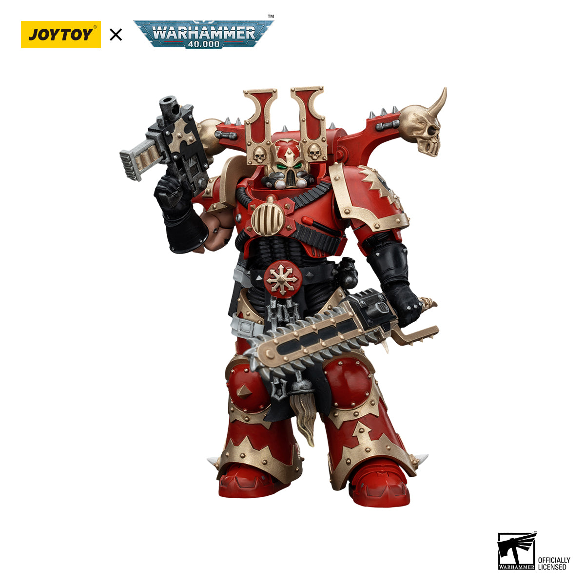 JOYTOY Action Figure 1/18 World Eaters Khorne Berzerker 5 Model Birthday Gifts